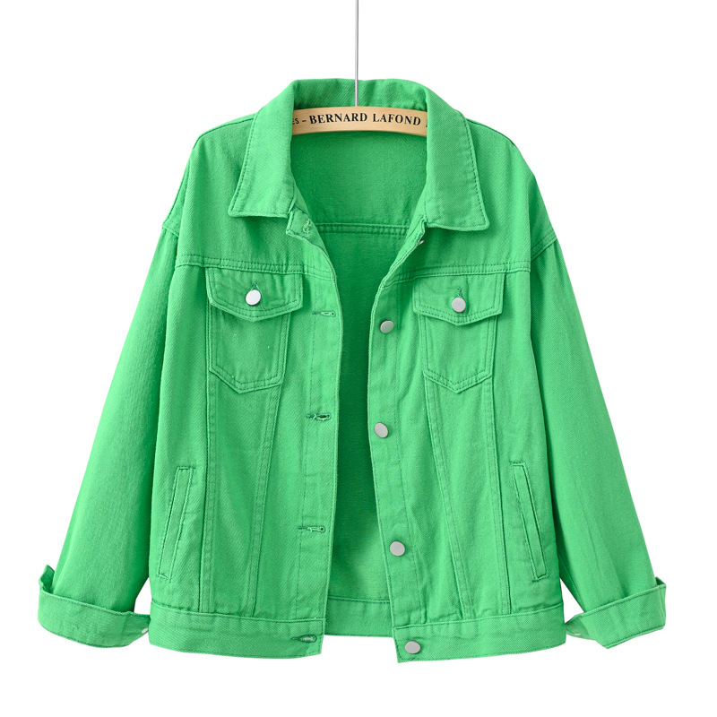 Solid Short Women's Denim Coat - Down Jacket Packable บทวิจารณ์และราคา