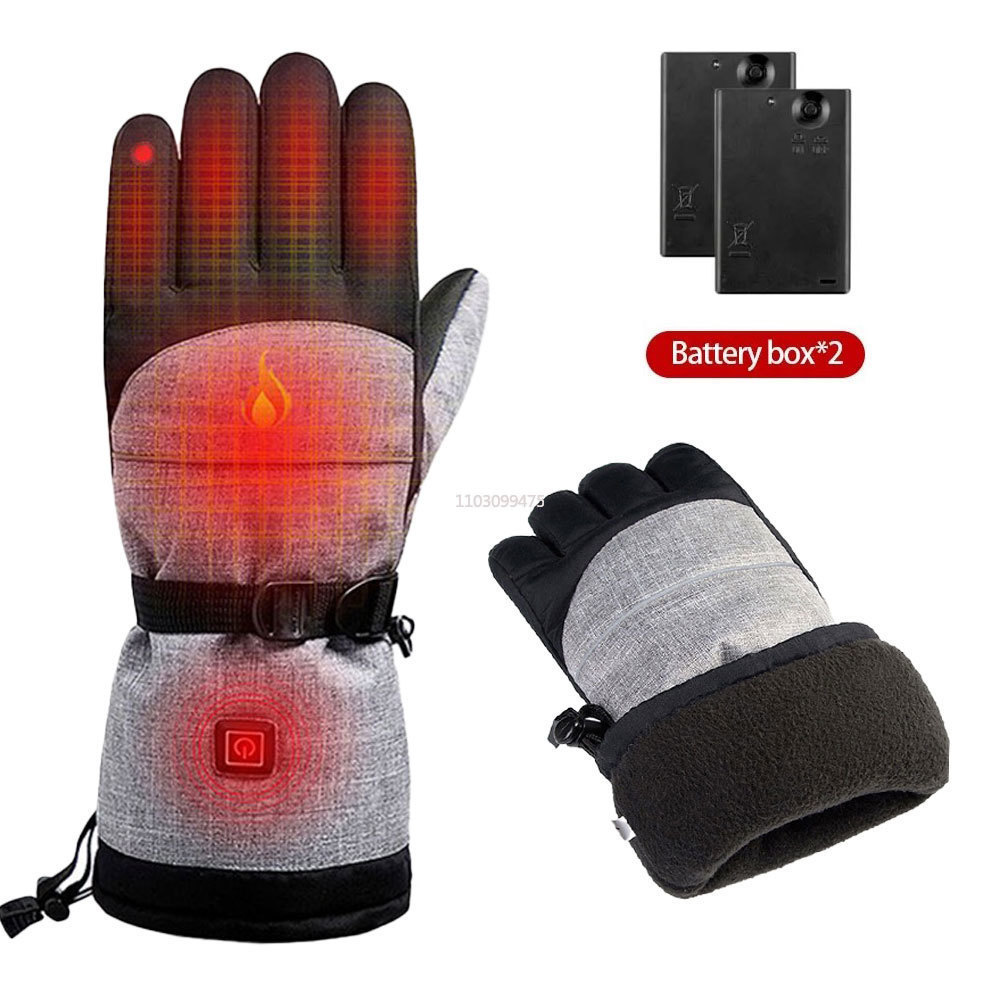 Heated Skiing Waterproof Glove - Touch Screen Gloves บทวิจารณ์และราคา