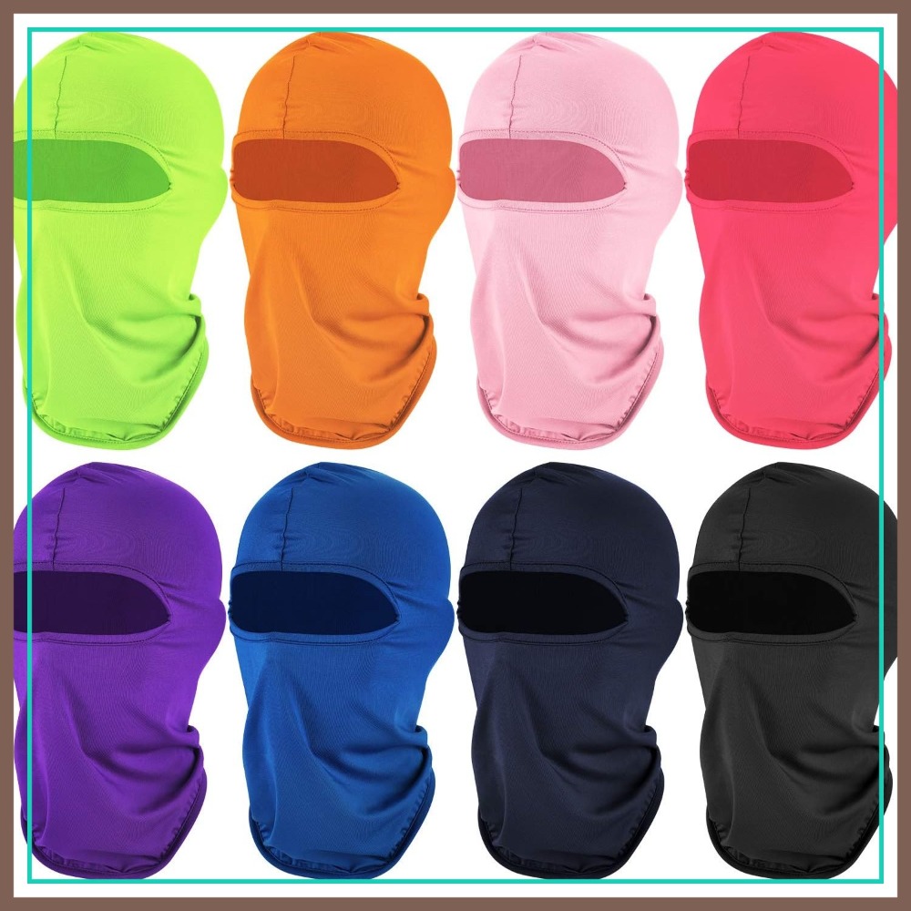 8 Pcs Ski Mask Full Face Balac - Balaclava Ski Mask บทวิจารณ์และราคา