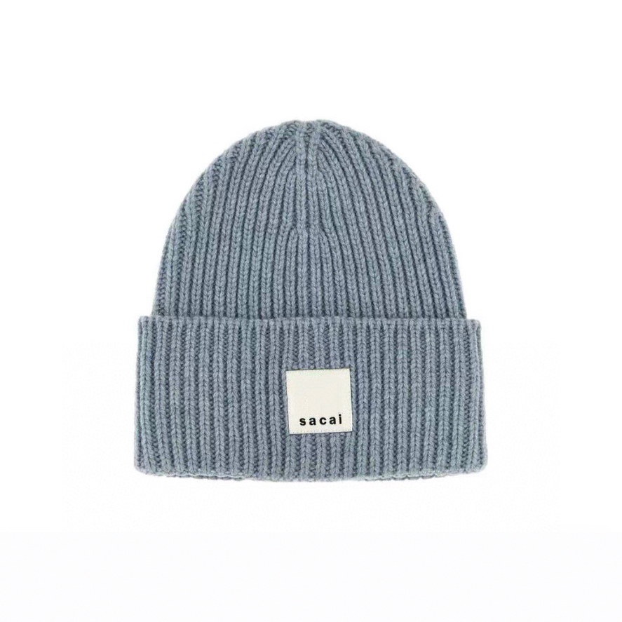 Vuu Sacai Collaborative Patchw - Knit Beanie Hat Warm บทวิจารณ์และราคา