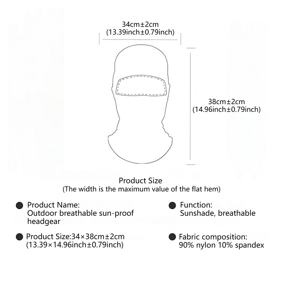 GTUBIKE Breathable Balaclava H - Balaclava Ski Mask บทวิจารณ์และราคา