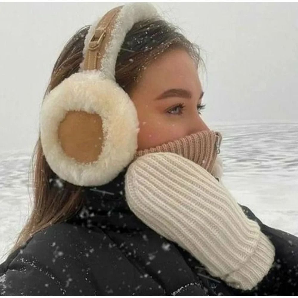 Plush Ear Muffs Warmer Foldabl - Earmuffs Foldable บทวิจารณ์และราคา