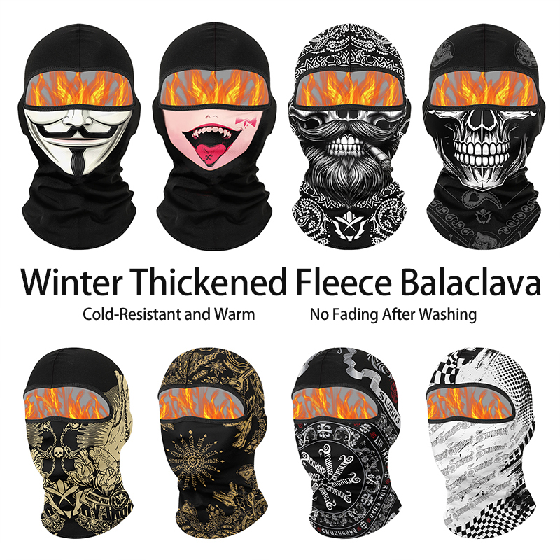 Winter Warm Plus Velvet Balacl - Balaclava Ski Mask บทวิจารณ์และราคา