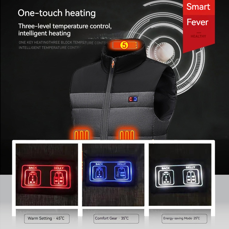 2025 New Heated Vest for Men W - Heated Vest Battery บทวิจารณ์และราคา